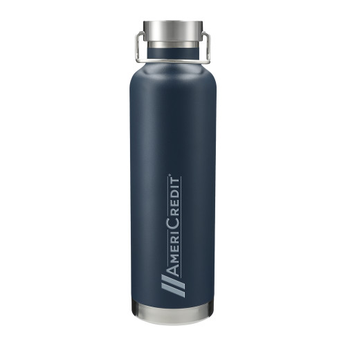Thor Copper Vacuum Insulated Navy Bottle 32oz-AmeriCredit Engraved