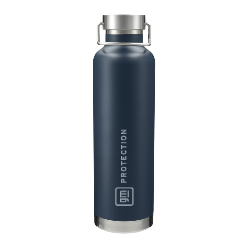 Thor Copper Vacuum Insulated Navy Bottle 32oz-GM Protection Engraved