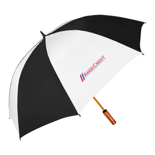 64 Inch Black/White Umbrella-AmeriCredit
