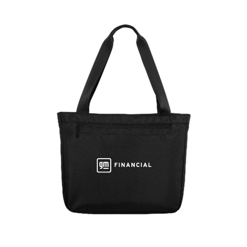 Executive Black Laptop Tote-GM Financial Horizontal