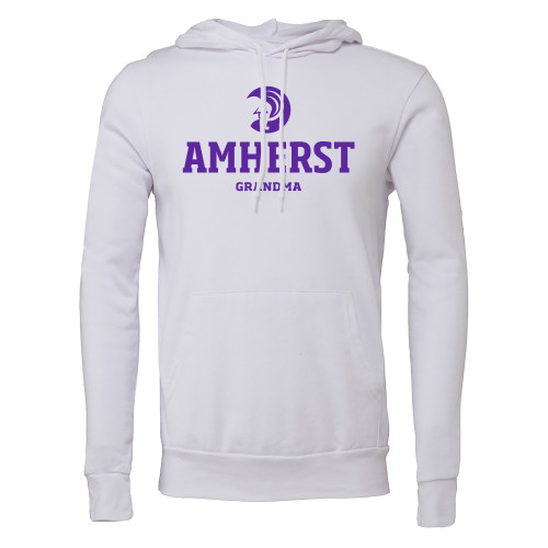  Bella + Canvas White Fleece Hood - Amherst Grandma