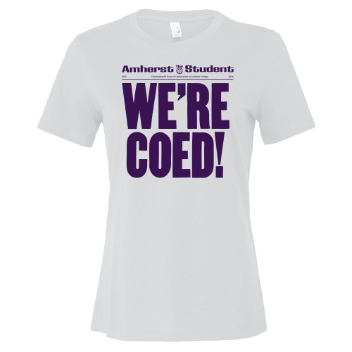  Bella + Canvas Womens White Relaxed Cotton T Shirt - We are COED