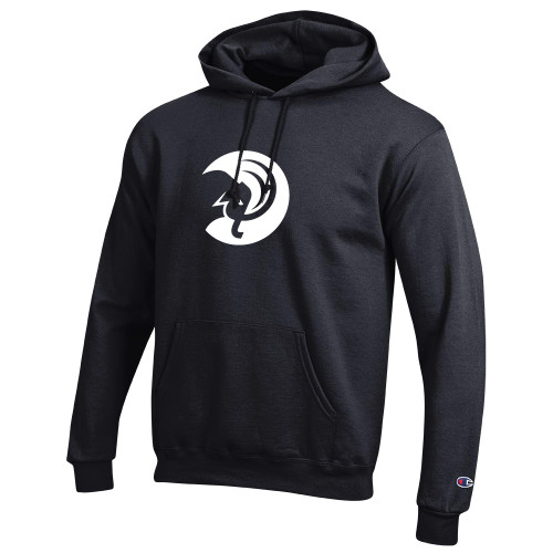  Champion Black Fleece Hoodie - Amherst College Circle Mammoth