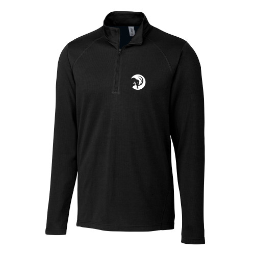  C&B Black Clique Ice Pique Half Zip - Amherst College Circle Mammoth