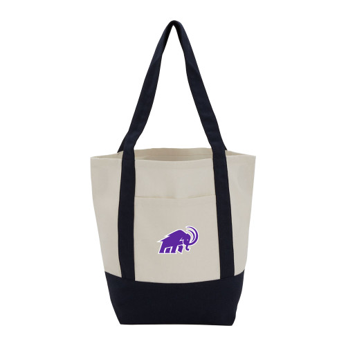  Mini Black Recycled 8oz Cotton Canvas Tote - Mammoth
