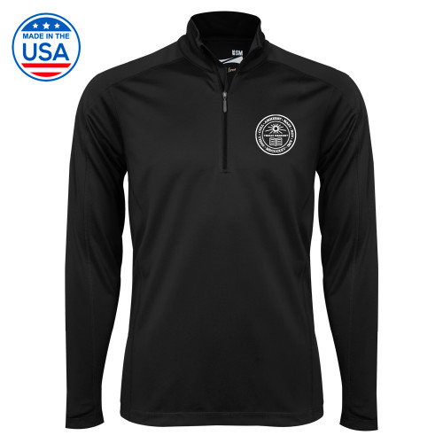  Syntrel Black Interlock 1/4 Zip - Amherst Seal