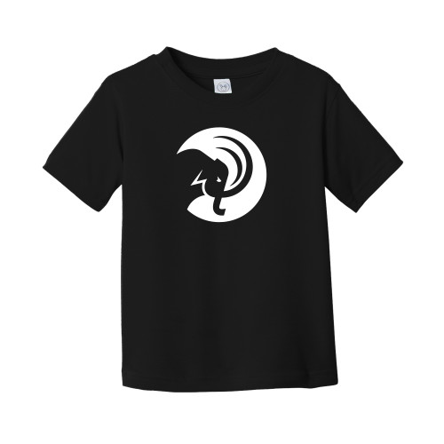  Toddler Black T Shirt - Amherst College Circle Mammoth