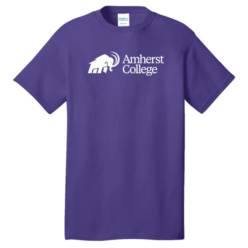  Extended Purple T Shirt - Amherst College Mammoth Lock Up - PLUS