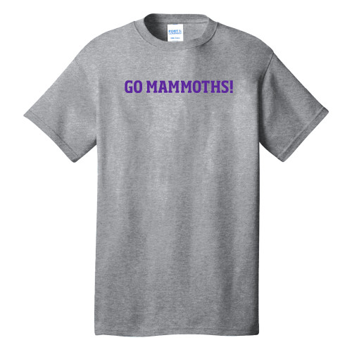  Extended Athletic Heather T Shirt - Go Mammoths - PLUS