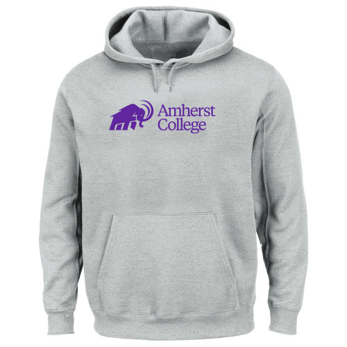  Extended Heather Grey Hoodie - Amherst College Mammoth Lock Up - PLUS