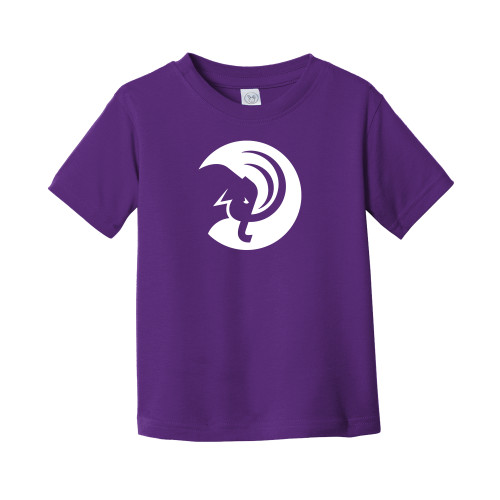  Toddler Purple T Shirt - Amherst College Circle Mammoth