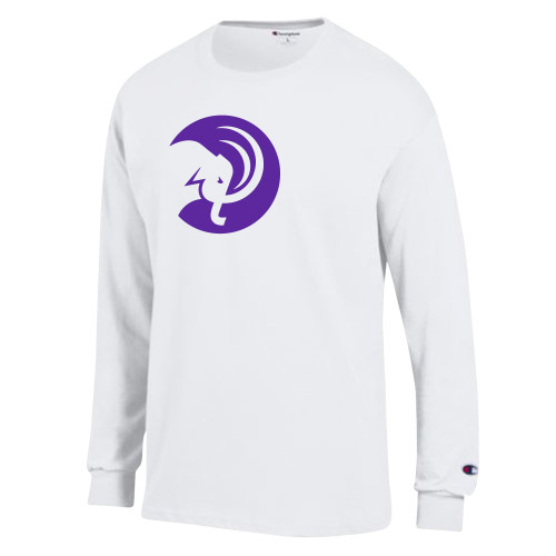 Main Image for  Champion White Long Sleeve T Shirt
