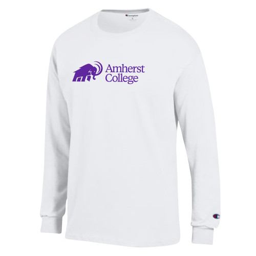 Main Image for  Champion White Long Sleeve T Shirt