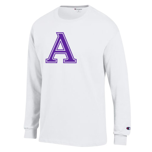 Main Image for  Champion White Long Sleeve T Shirt