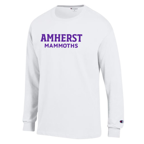 Main Image for  Champion White Long Sleeve T Shirt