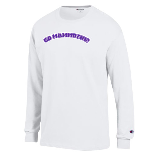 Main Image for  Champion White Long Sleeve T Shirt