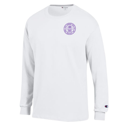 Main Image for  Champion White Long Sleeve T Shirt