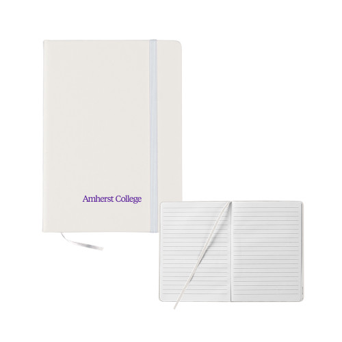  5x7 White Hard Cover Journal - Amherst College Flat