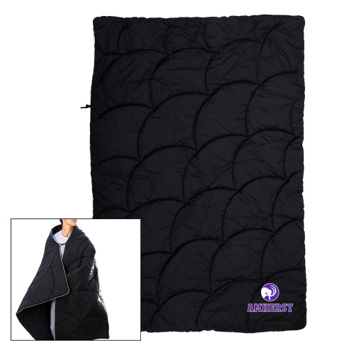  Black Wearable Camping Blanket - Mammoth Head Amherst
