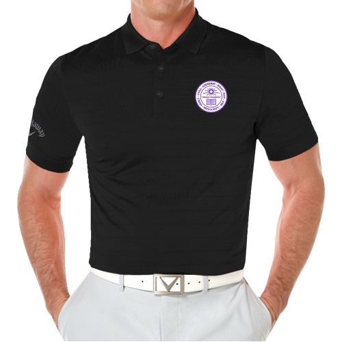  Callaway Black Opti Vent Polo - Amherst Seal