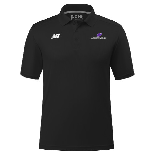  New Balance Black Performance Polo - Mammoth Amherst College