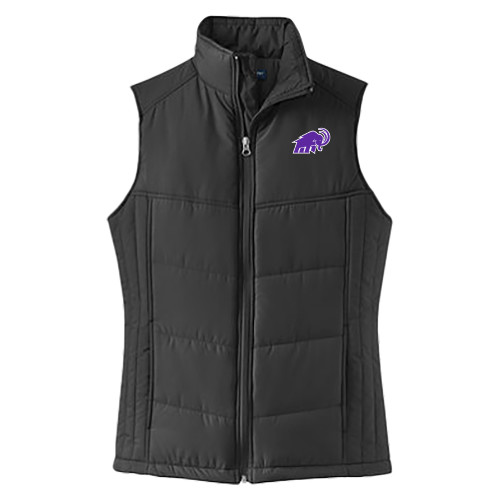  Womens Black Puffer Vest - Mammoth