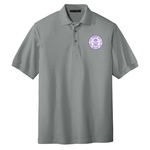 Main Image for  Cool Grey Silk Touch Polo