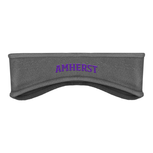  Charcoal Stretch Fleece Headband - Amherst Arched
