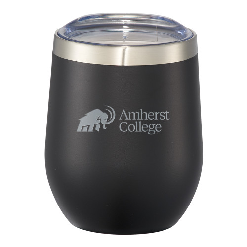  Corzo Vacuum Insulated Black Cup 12oz - Mammoth Amherst College Lock Up Engraved