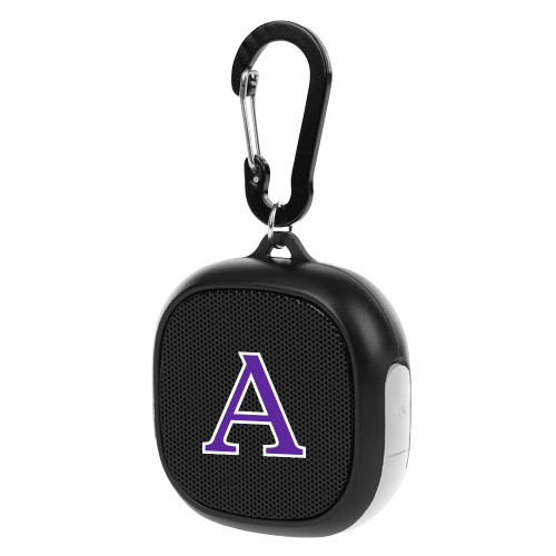  Black/White Waterproof Speaker w/ Carabiner - Amherst Monogram A