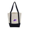 Thumbnail image for  Mini Black Recycled 8oz Cotton Canvas Tote
