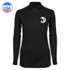 Thumbnail image for  Syntrel Womens Black Interlock 1/4 Zip