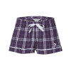 Thumbnail image for  Boxercraft Womens Purple Flannel Shorts