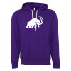 Thumbnail image for  Bella + Canvas Purple Fleece Hood