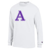 Thumbnail image for  Champion White Long Sleeve T Shirt