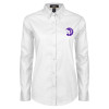Thumbnail image for  Womens White Twill Button Down Long Sleeve