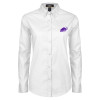 Thumbnail image for  Womens White Twill Button Down Long Sleeve