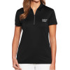 Thumbnail image for  Callaway Womens Black Tulip Sleeve Zip Polo