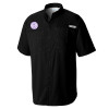 Thumbnail image for  Columbia Black Tamiami Performance Short Sleeve Shirt