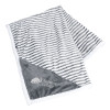 Thumbnail image for  Field & Co Luxurious Grey Chevron Striped Sherpa Blanket
