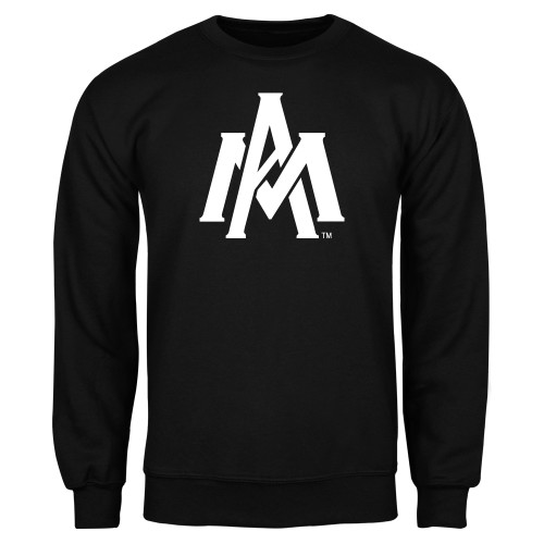 Arkansas Monticello Black Fleece Crew