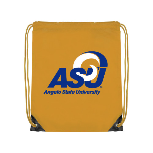  Gold Drawstring Backpack - Primary Mark