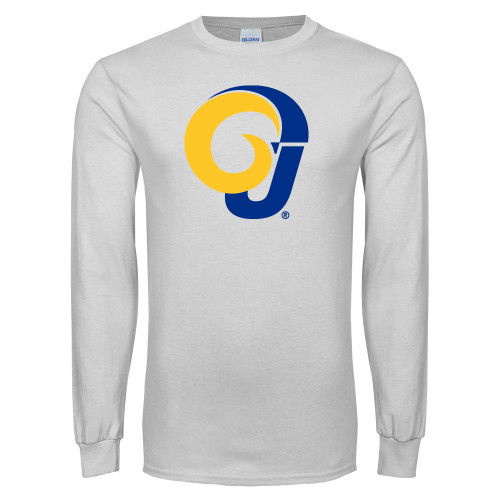  White Long Sleeve T Shirt - Ram Logo