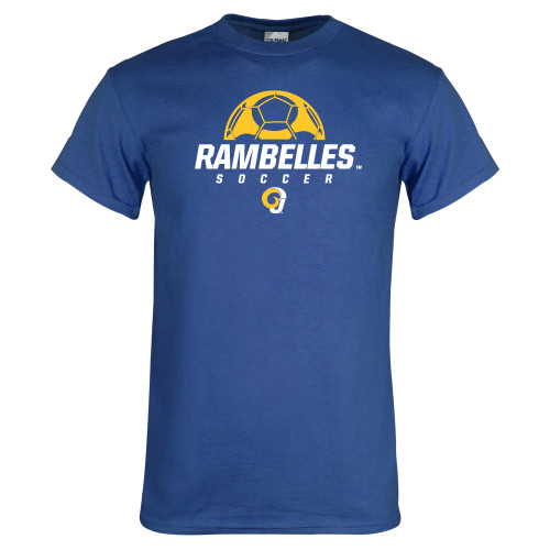  Royal T Shirt - Rambelles Soccer Distressed
