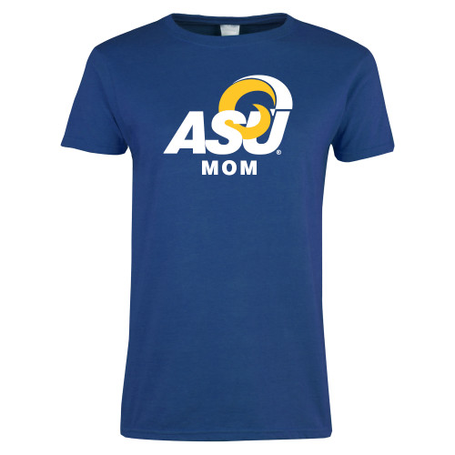  Womens Royal Short Sleeve Tee - ASU Mom