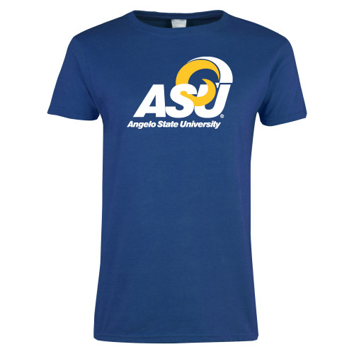  Womens Royal Short Sleeve Tee - Primary Mark