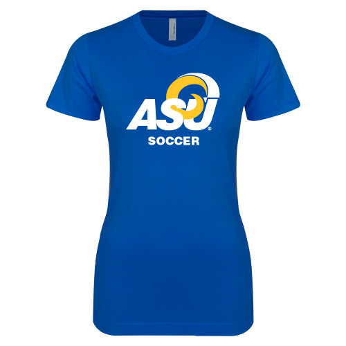  Next Level Womens Royal Boyfriend Tee - ASU Soccer