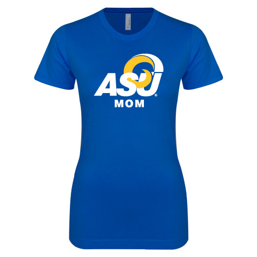  Next Level Womens Royal Boyfriend Tee - ASU Mom