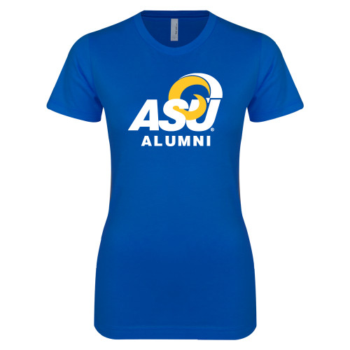  Next Level Womens Royal Boyfriend Tee - ASU Alumni