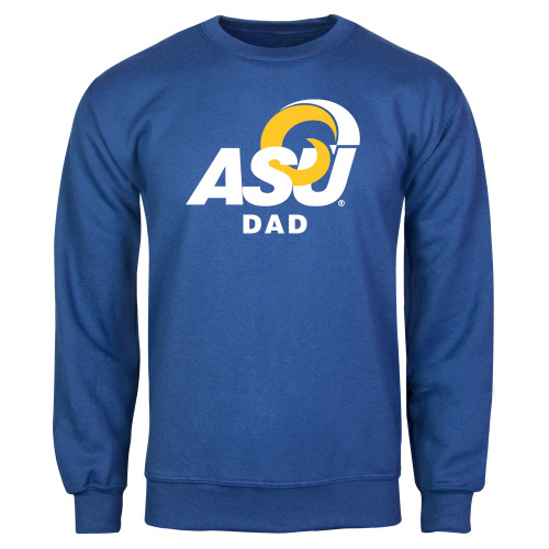  Royal Fleece Crew - ASU Dad